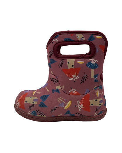 Whimsical Print Winter Boots