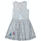 Flower & Polka Dot Print Dress