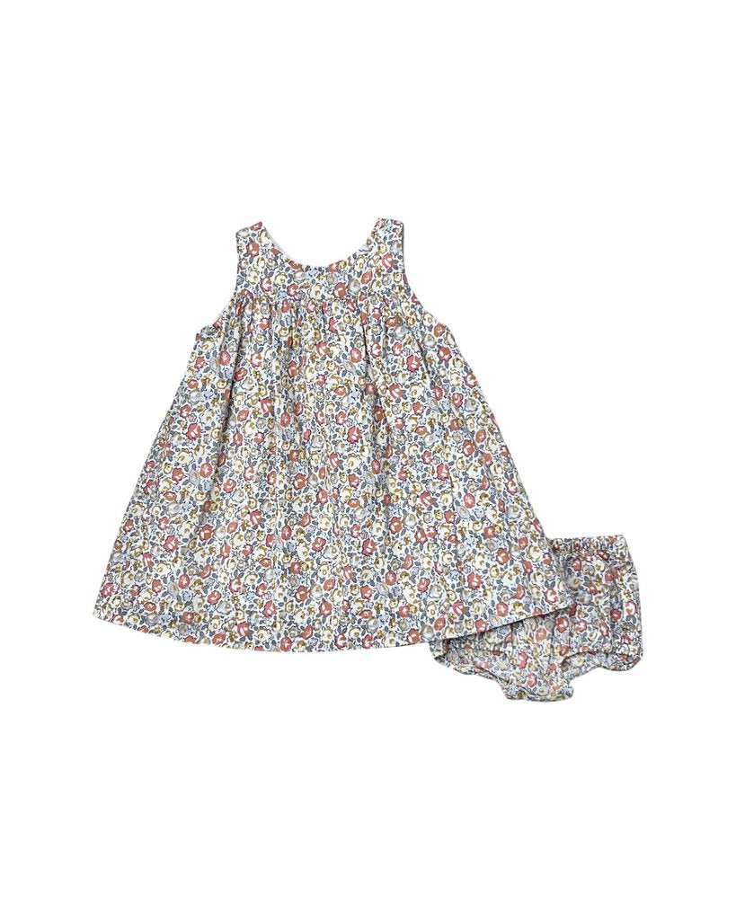 Floral Print Dress & Bloomers