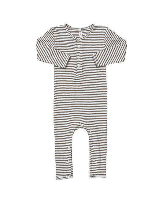 Striped Ribbed One Piece