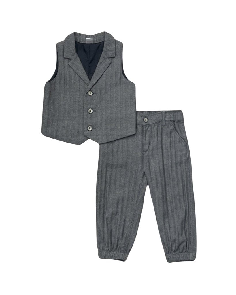 Herringbone Vest & Trouser Set