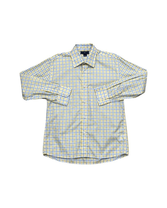 Plaid Button-Up Shirt